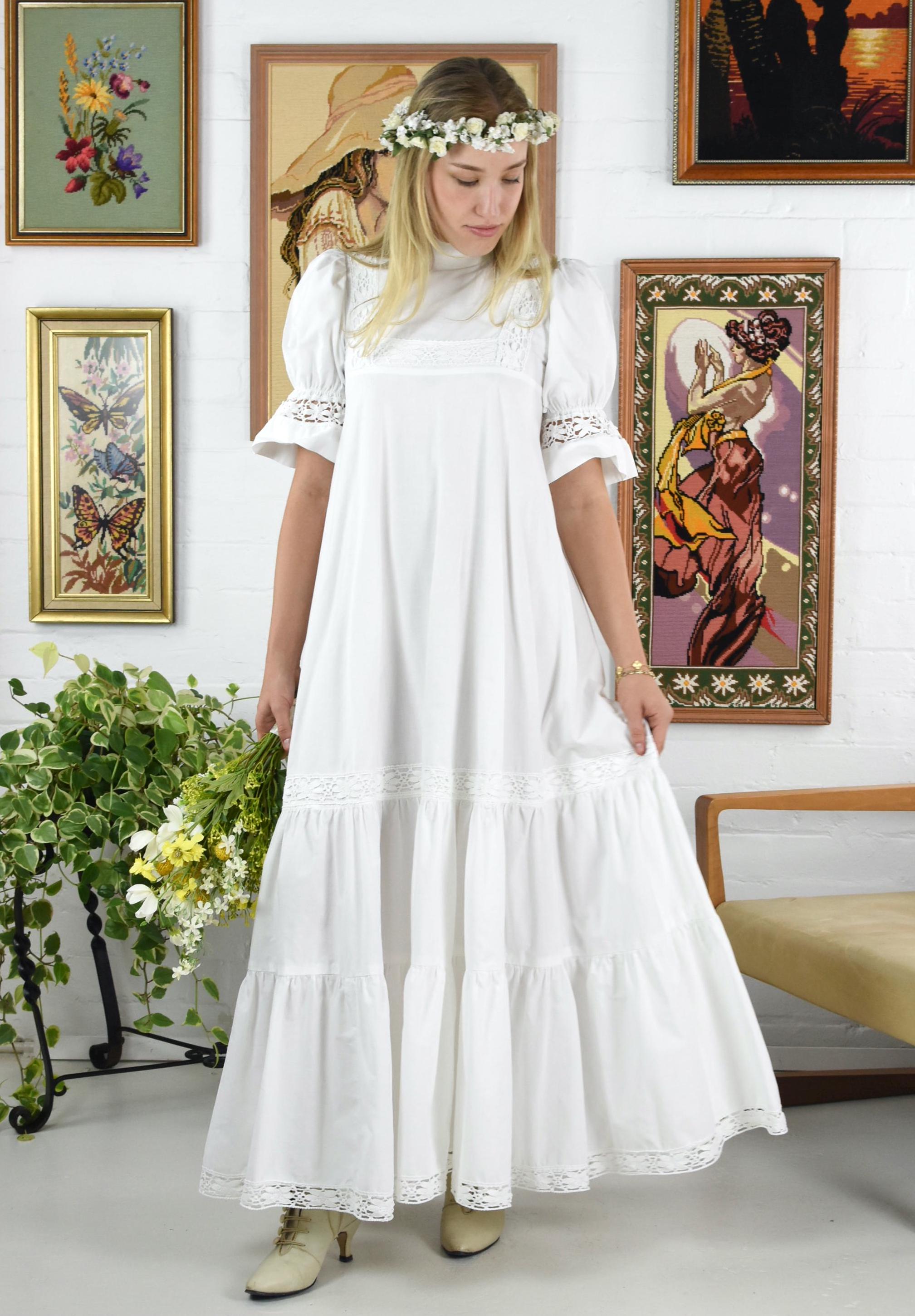 Bo Peep Laura Ashley Wedding Dresses 1980s Southern Vintage