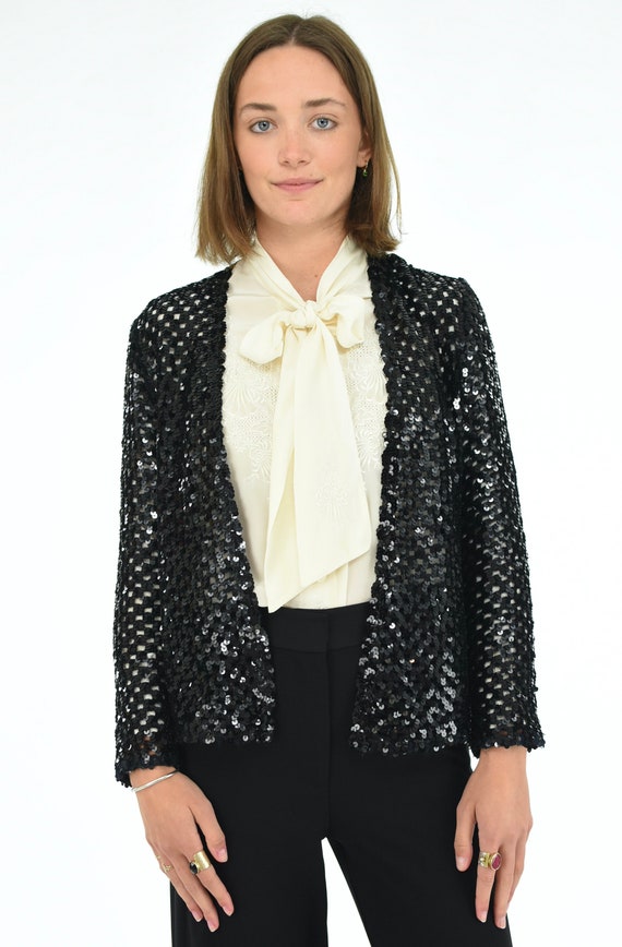 Sequin evening cheap jacket