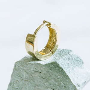 14K Gold Schmuck Cz öffnen runder Kreis Tragus Cartilage Snug Rook Daith Helix-Ohr-Segment Clicker Hoop-Ring-Piercing Ohrring für Frauen