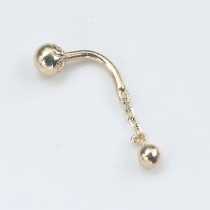 14K 18k Solid Gold Jewelry Minimalist Tragus Cartilage Snug Rook Helix Ear Seamless Piercing Earring Clicker Huggie Hoop Ring For Women Men