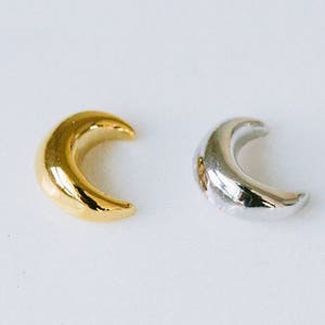 Body jewelry cartilage ear studs cute cool half crescent sailor moon tragus helix piercing earrings parts pendants