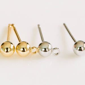 20 pcs 3mm mini tiny ball studs earrings,ball stud earrings,small ball earrings,silver ball earrings,disco ball earrings,gold ball earrrings