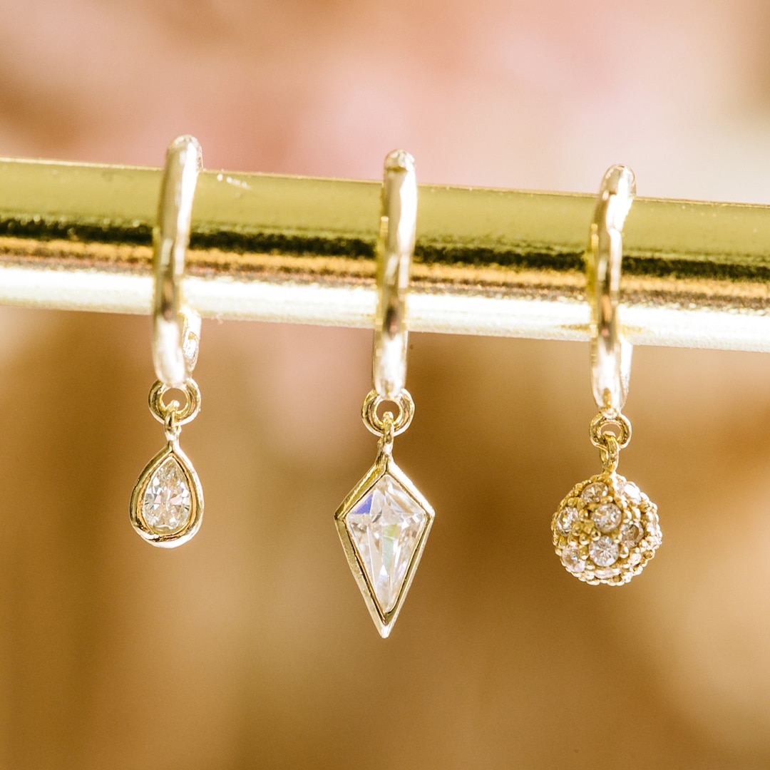 14K 18k Solid Gold Jewelry Minimalist Tragus Cartilage Snug Rook Helix