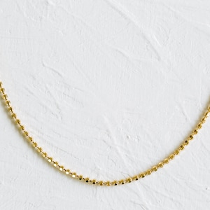 Mother's Bridesmaid Gift Pendant Charm Link Chain Slim Round Beaded Ball Necklace For Girl Women Men Mom Couple 925 Sterling Silver Blank