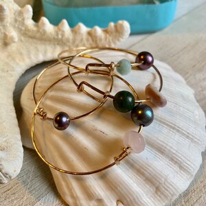 Keiki Perlen Armreifen | Kind verstellbare Armreifen | Kleinkind schmuck | hawaiianische Armreifen
