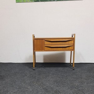 Vintage teak sewingbox