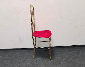 Vintage Italian design ,brass dining chair