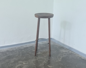 Vintage wooden bar stool