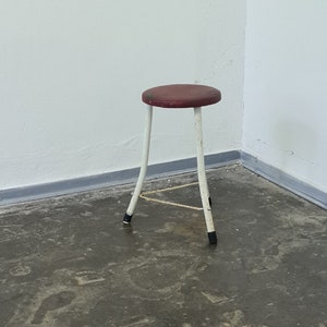 Vintage metal kitchen stool