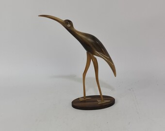 Vintage hand carved Emu