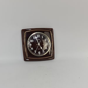 Vintage ceramic wall clock &quot;Europa&quot;