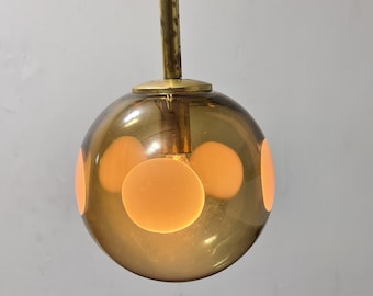 Vintage mouth blown pendant light