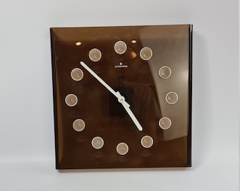 Vintage 70s   wall clock by Junghans Germany