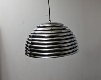 Vintage  Saturno Chrome pendant lamp by Kazua Motozawa for Staff