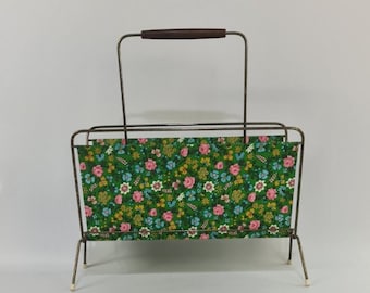 Vintage metal paper rack