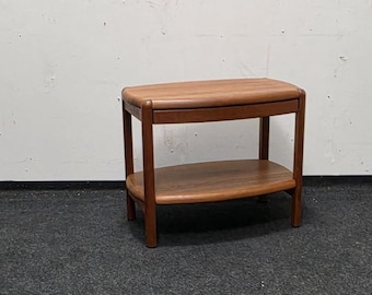 Vintage Danish design teak side table by Salling stol fabrik