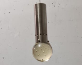 Vintage bubble pendant light attributed to Gino Sarfatti for Arteluce
