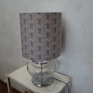 Vintage crystal glass table lamp by Nachtmann