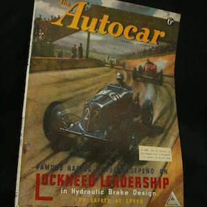 vintage the Autocar car magazine december 26 1947