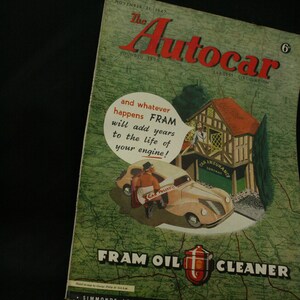 vintage the Autocar car magazine november 21 1947
