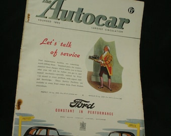 vintage the Autocar car magazine sept 12 1947