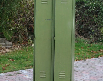 vintage stalen lockerkast