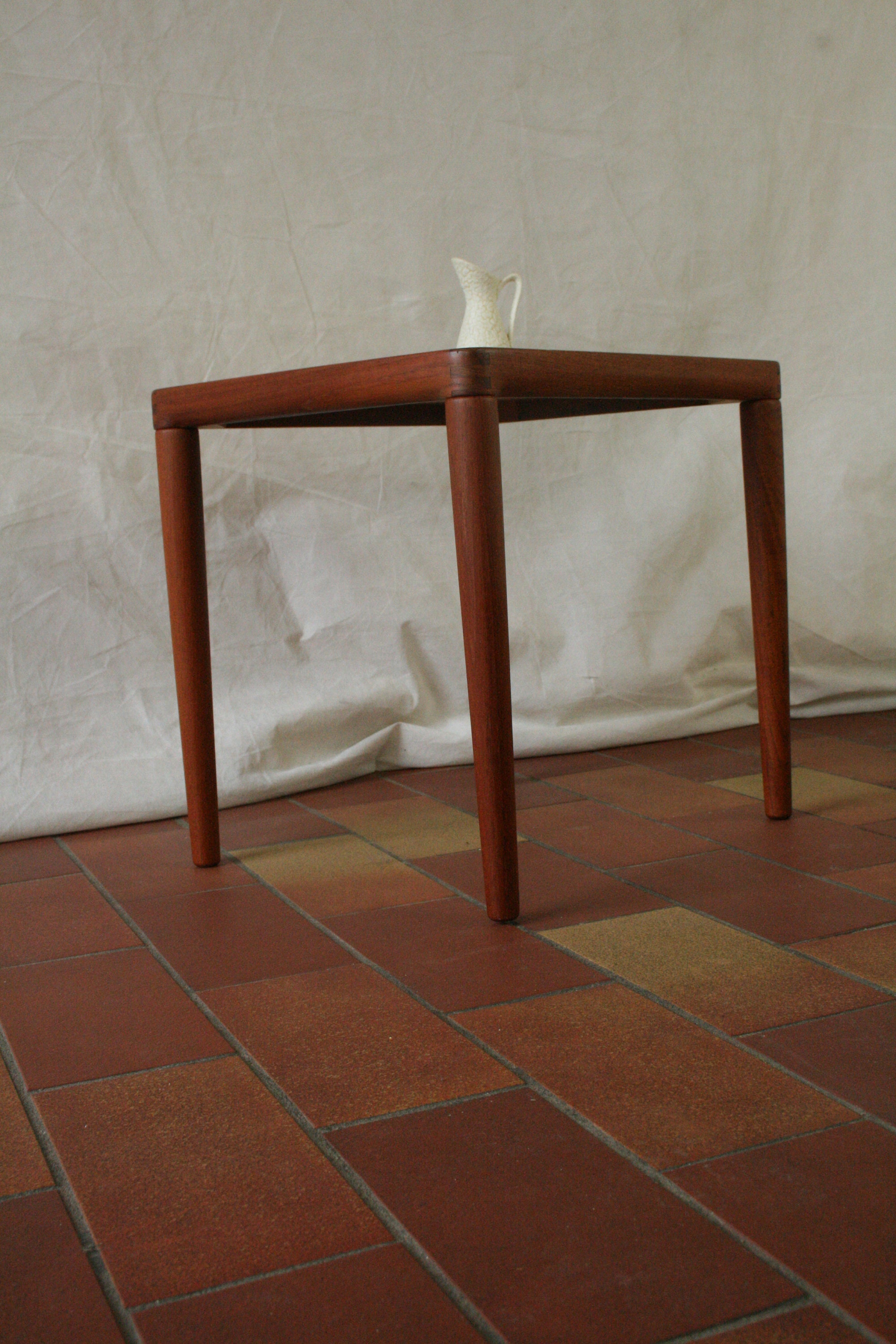Vintage MCM Danish side table by or for Bramin