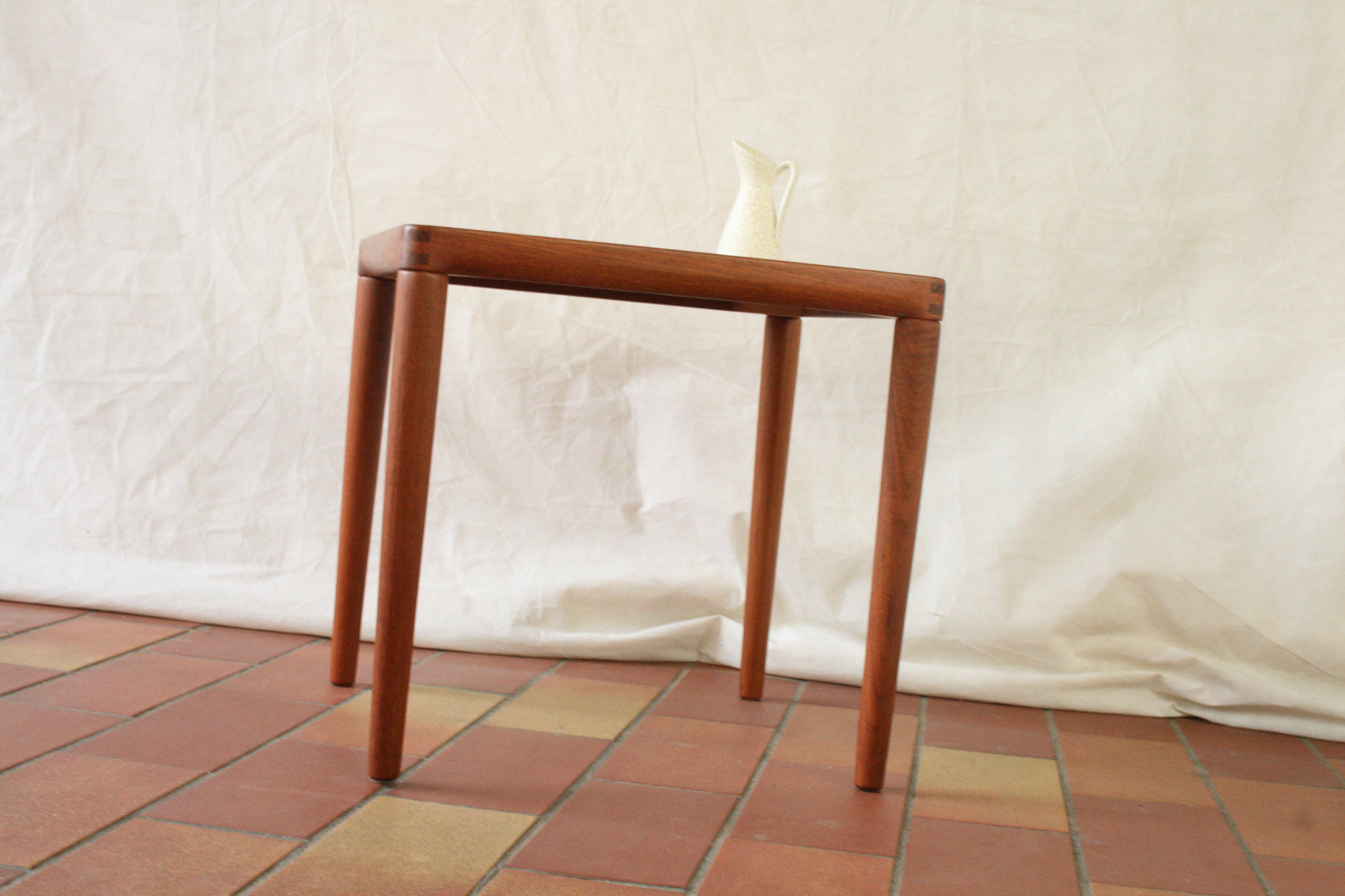 Vintage MCM Danish side table by or for Bramin