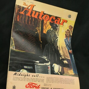 vintage the Autocar car magazine Febuary 13  1948
