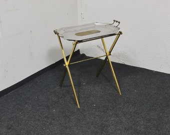 Vintage folding tray table discount