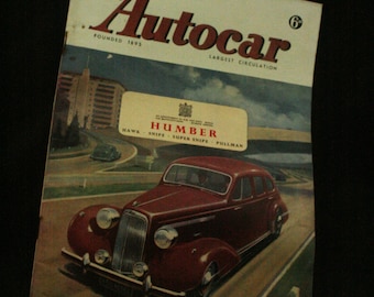 vintage the Autocar car magazine april 4 1947