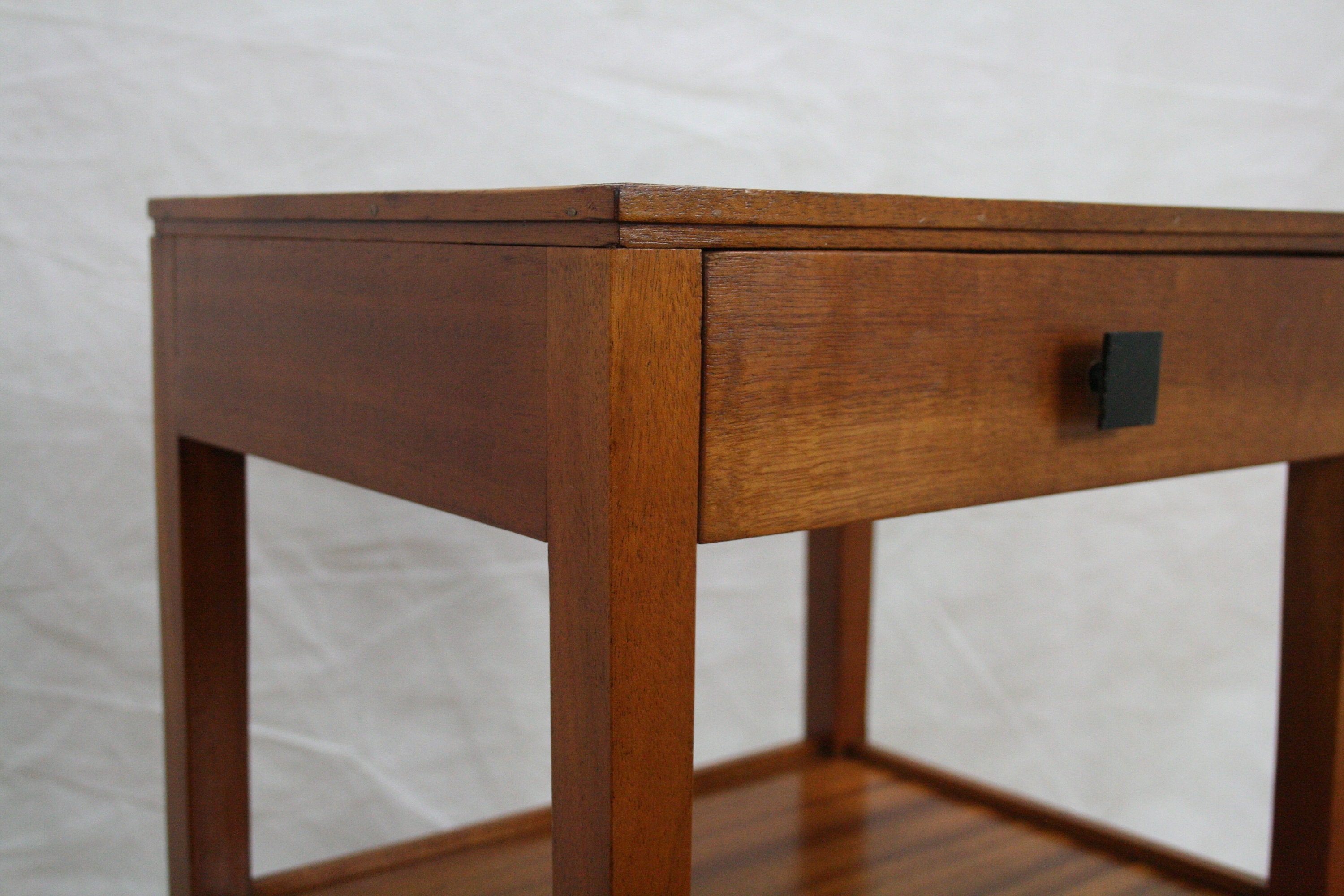 vintage teak side table
