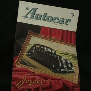 vintage the Autocar car magazine march 21 1947