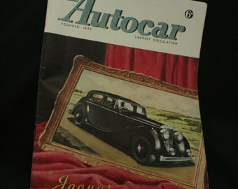 vintage the Autocar car magazine march 21 1947