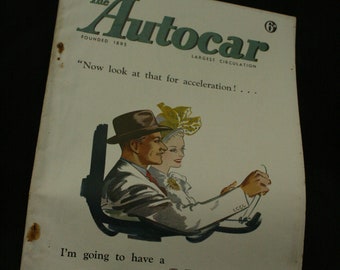 vintage the Autocar car magazine october 17  1947