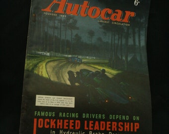 vintage the Autocar car magazine sept 19 1947