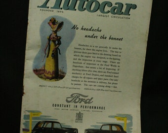 vintage the Autocar car magazine