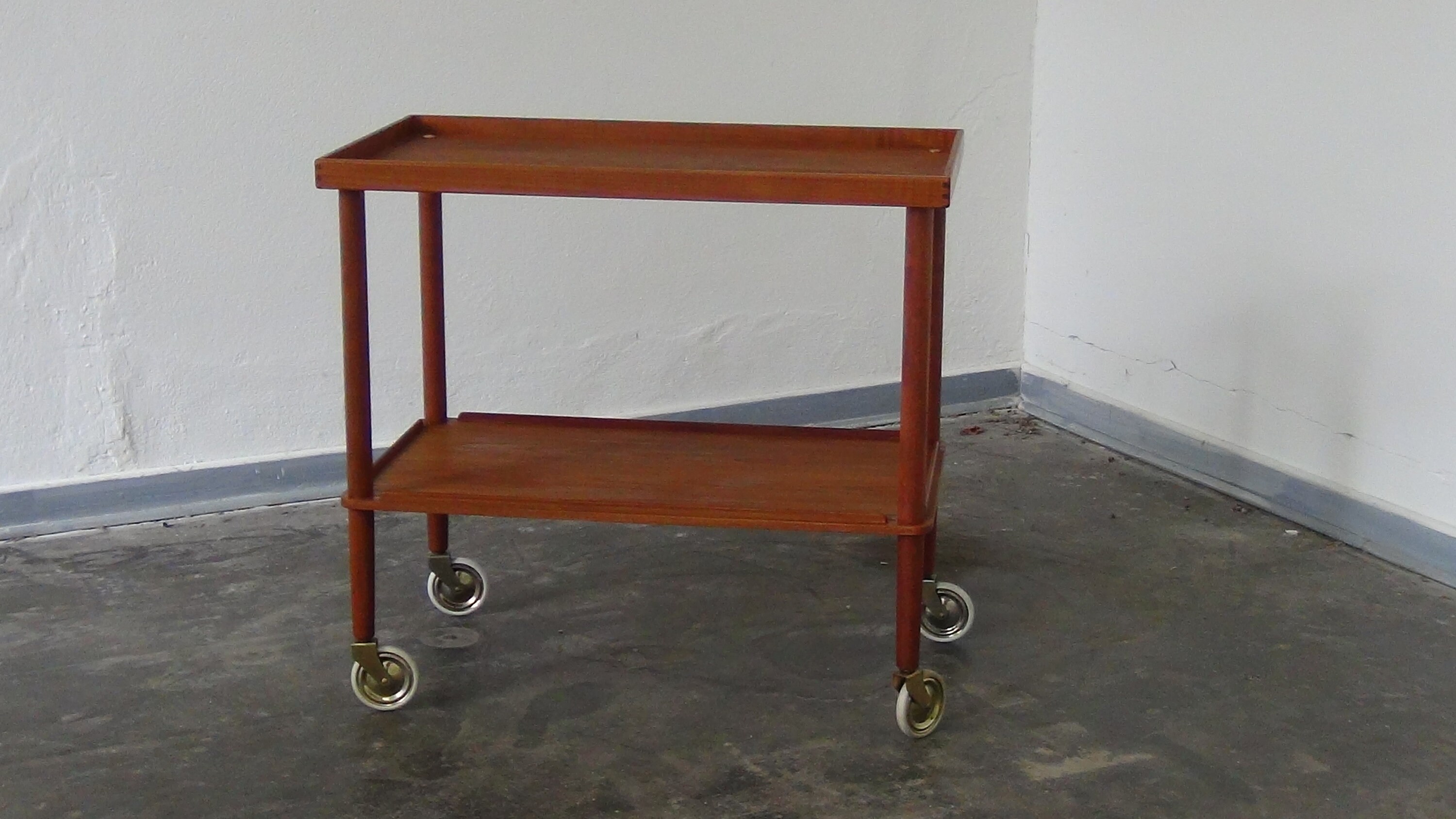 Vintage tea trolley by Mobler Denmark