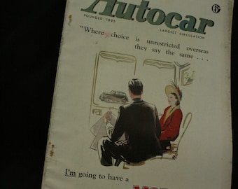 vintage the Autocar car magazine nov 7 1947