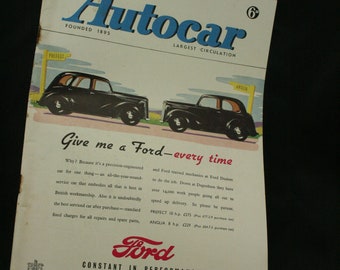 vintage the Autocar car magazine april 11  1947