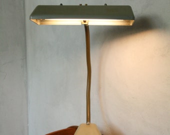 Vintage goose necked industrial  desk light ...