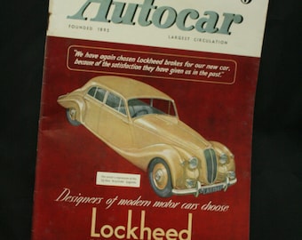 vintage the Autocar car magazine march 7 1947