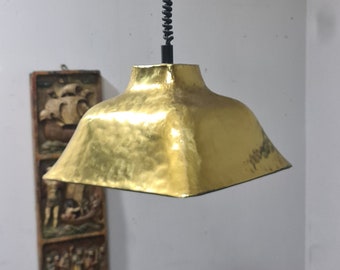 Vintage Brass pendant light by Leola leuchten