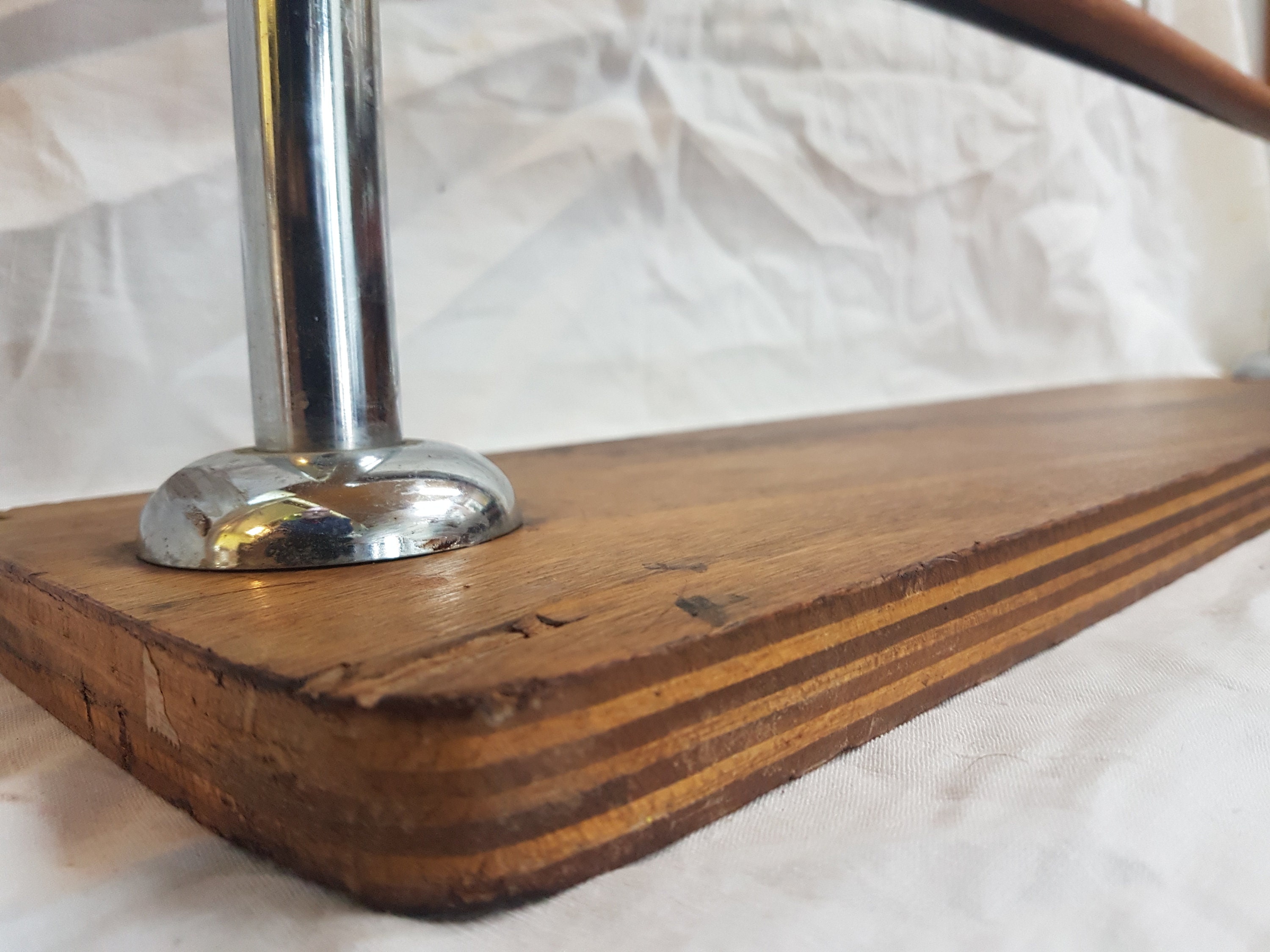 Vintage shop wrapping paper roll holder