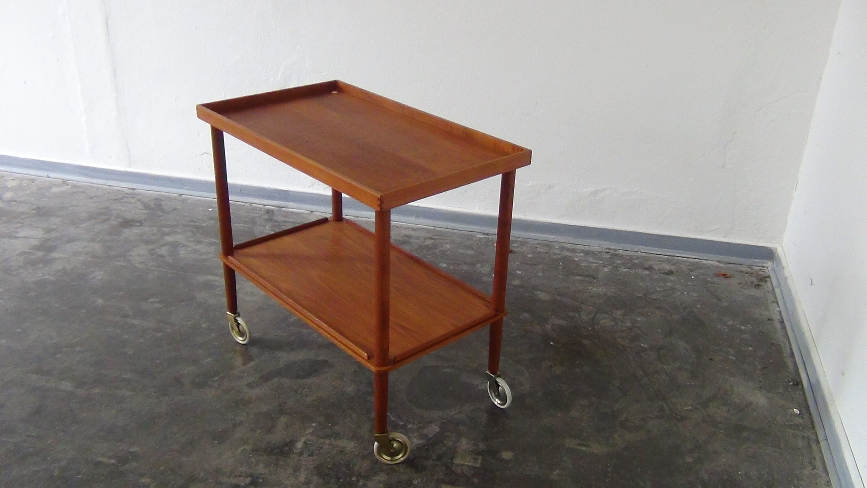 Vintage tea trolley by Mobler Denmark