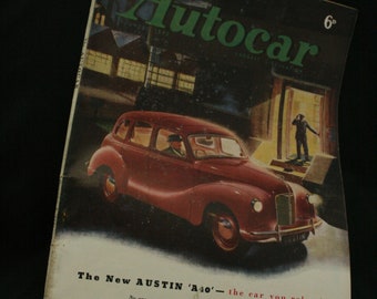 vintage the Autocar car magazine dec 5 1947