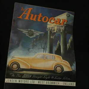 vintage the Autocar car magazine sept 5 1947