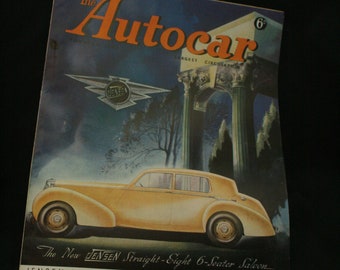 vintage the Autocar car magazine sept 5 1947