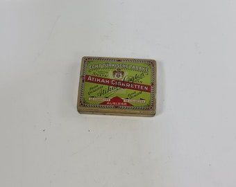 Vintage tin cigarette box ,Atikah Dresden