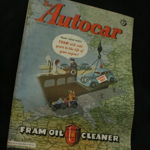 vintage the Autocar car magazine december 19 1947